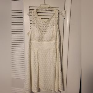 Dress Barn white Dress size 12